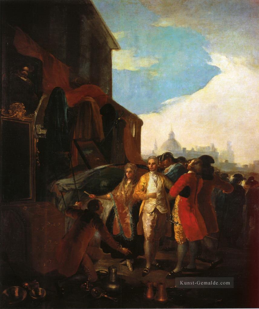 Die Messe in Madrid Francisco de Goya Ölgemälde
